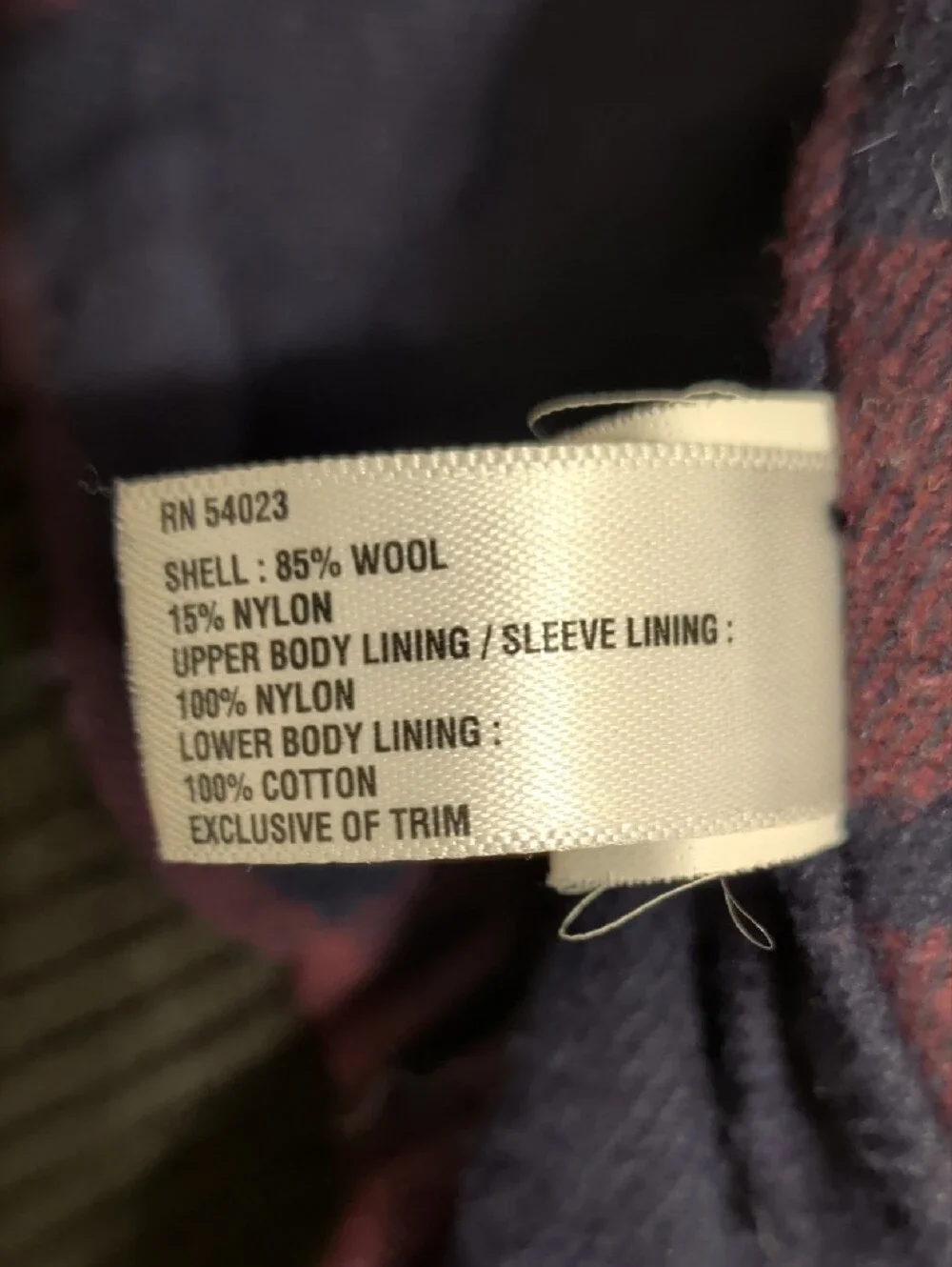 GAP Brown Heather Wool Blend Bomber Jacket w Plaid Lining Classic SeeMeas Unisex